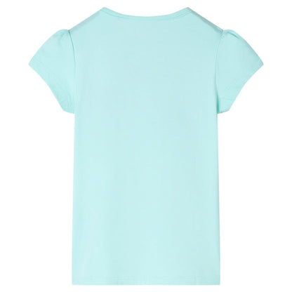 Kinder-T-Shirt Hellblau 116