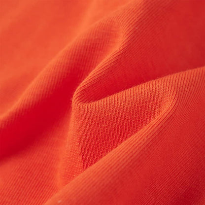 Kinder-T-Shirt Dunkelorange 104