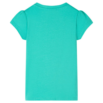 Kinder-T-Shirt Minzgrün 92