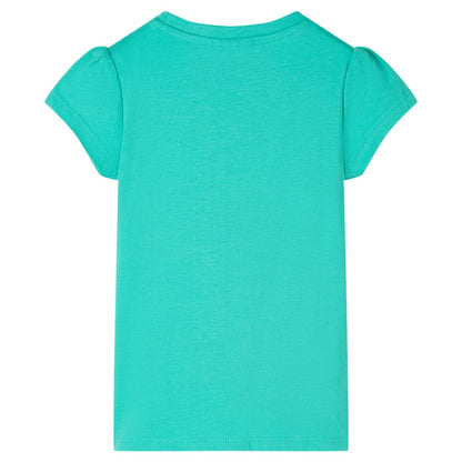 Kinder-T-Shirt Minzgrün 128