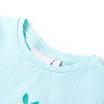 Kinder-T-Shirt Hellblau 104