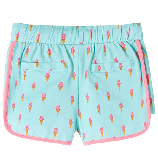 Kindershorts mit Kordelzug Helles Minzgrün 116