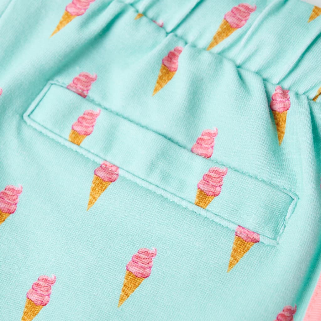 Kindershorts mit Kordelzug Helles Minzgrün 128