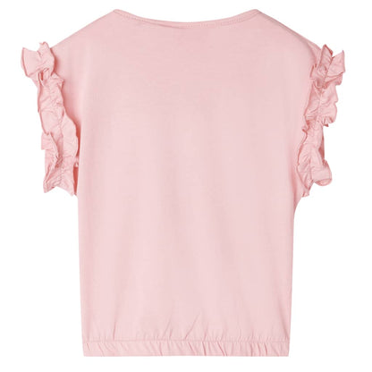 Kinder-T-Shirt Hellrosa 128