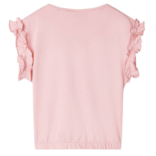 Kinder-T-Shirt Hellrosa 128