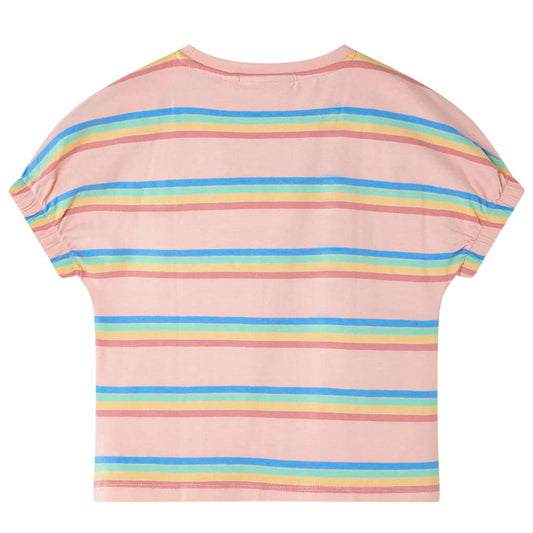 Kinder-T-Shirt Pfirsichrosa 92