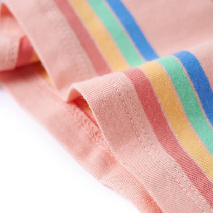 Kinder-T-Shirt Pfirsichrosa 92