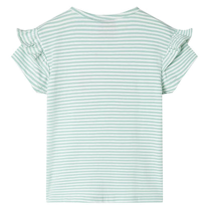 Kinder-T-Shirt Minzgrün 92