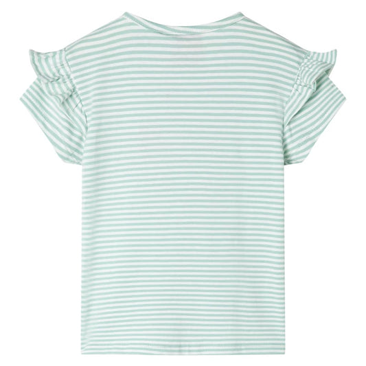 Kinder-T-Shirt Minzgrün 92
