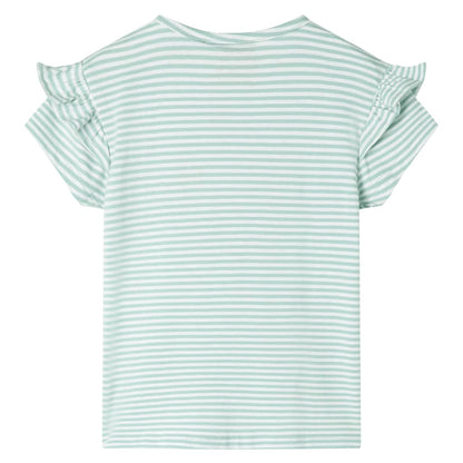 Kinder-T-Shirt Minzgrün 140
