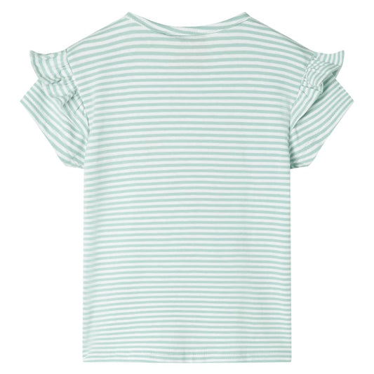 Kinder-T-Shirt Minzgrün 140