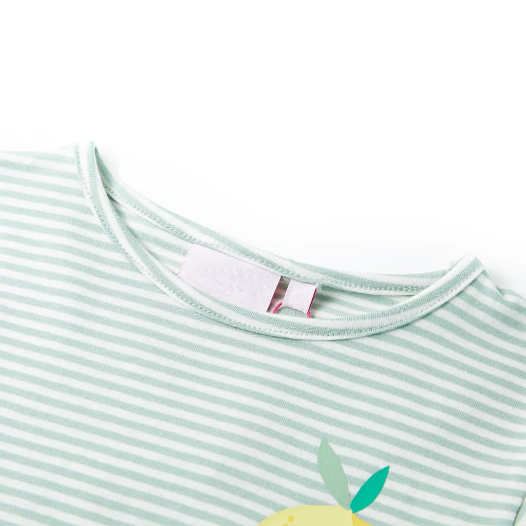 Kinder-T-Shirt Minzgrün 140