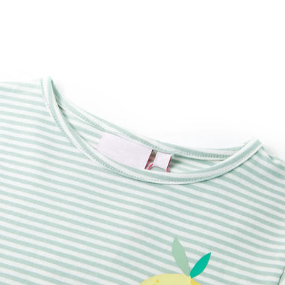 Kinder-T-Shirt Minzgrün 140