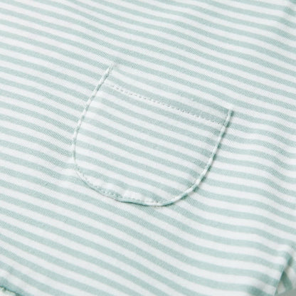 Kinderkleid mit Rüschenärmeln Minzgrün 104