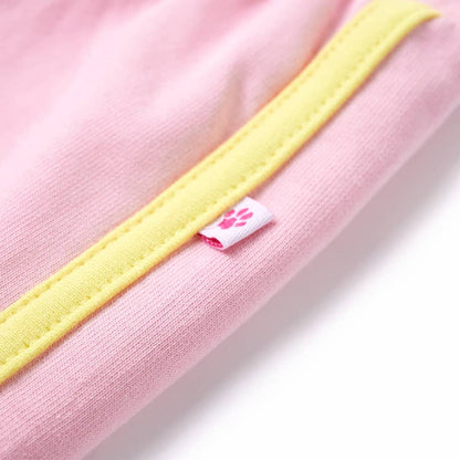 Kindershorts mit Besatz Knallrosa 92