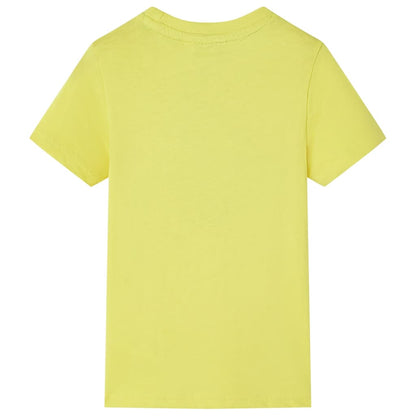 Kinder-Kurzarmshirt Gelb 92