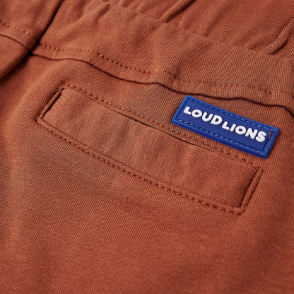 Kindershorts mit Kordelzug Braun 116