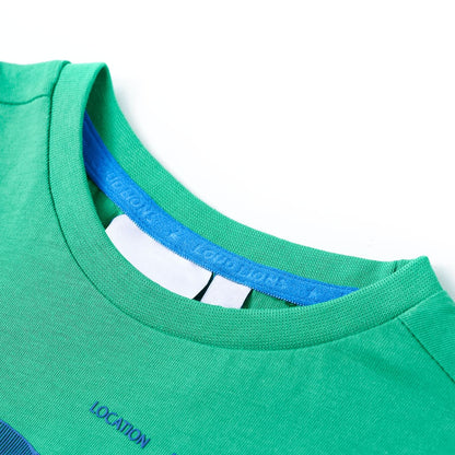 Kinder-T-Shirt Grün 128