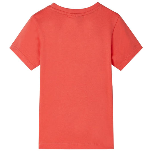 Kinder-T-Shirt Hellrot 128