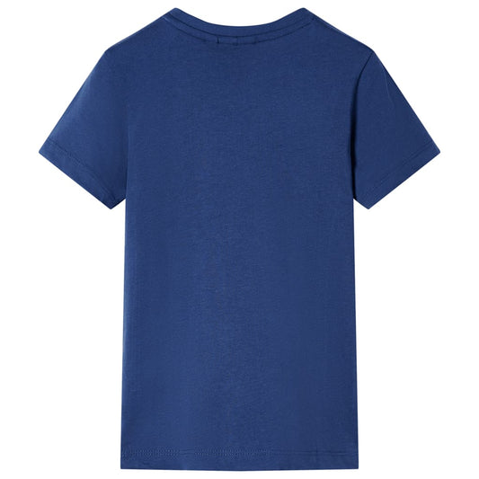 Kinder-T-Shirt Dunkelblau 104
