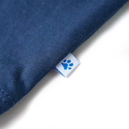 Kinder-T-Shirt Dunkelblau 128