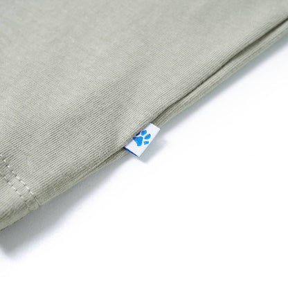 Kinder-T-Shirt Helles Khaki 116