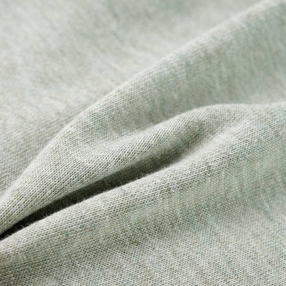 Kinder-Kapuzenpullover mit Reißverschluss Helles Khaki Melange 92