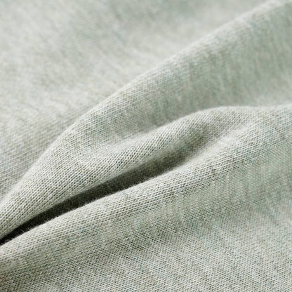 Kinder-Kapuzenpullover mit Reißverschluss Helles Khaki Melange 104