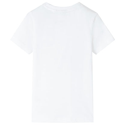 Kinder-T-Shirt Ecru 104