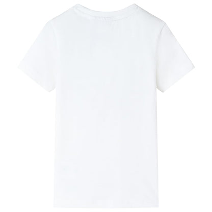 Kinder-T-Shirt Ecru 116