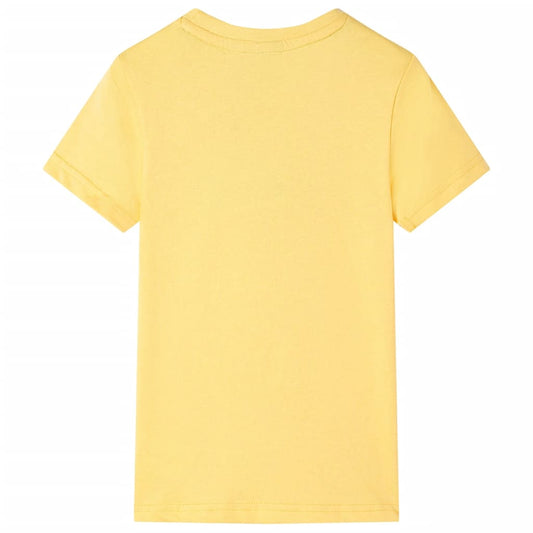 Kinder-T-Shirt Helles Ocker 92