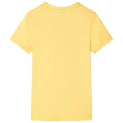 Kinder-T-Shirt Helles Ocker 104