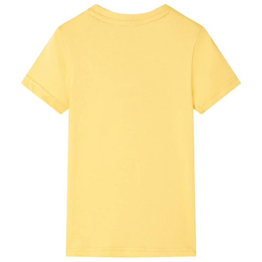 Kinder-T-Shirt Helles Ocker 104