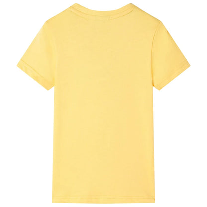 Kinder-T-Shirt Helles Ocker 140