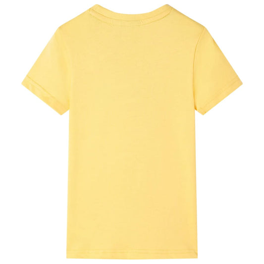 Kinder-T-Shirt Helles Ocker 140