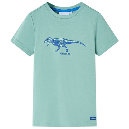 Kinder-T-Shirt Helles Khaki 104