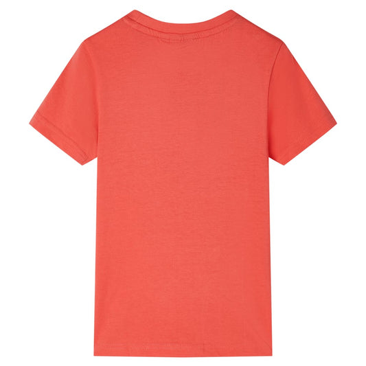 Kinder-T-Shirt Hellrot 128