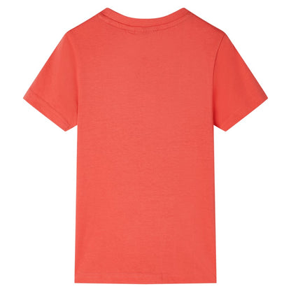 Kinder-T-Shirt Hellrot 140