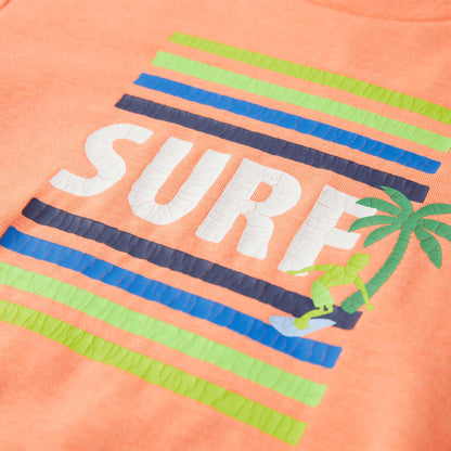 Kinder-T-Shirt Neonorange 92