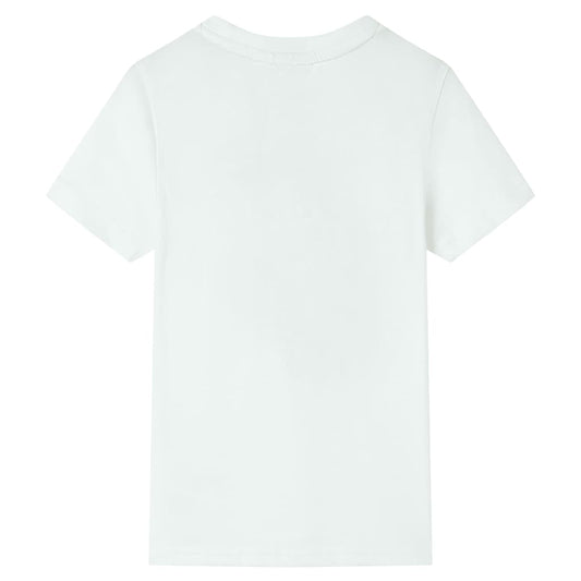 Kinder-Kurzarmshirt Ecru 92