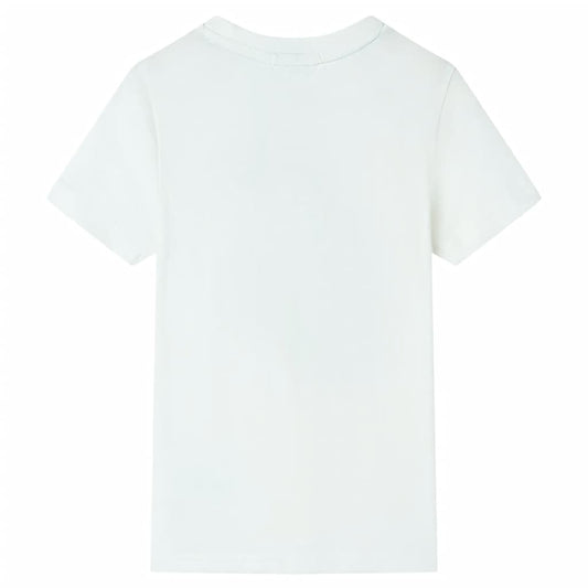 Kinder-Kurzarmshirt Ecru 140
