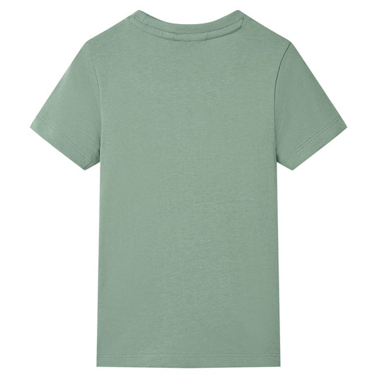 Kinder-Kurzarmshirt Khaki 104