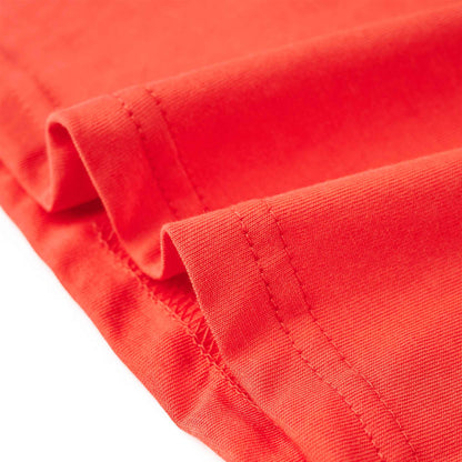 Kinder-Kurzarmshirt Rot 116