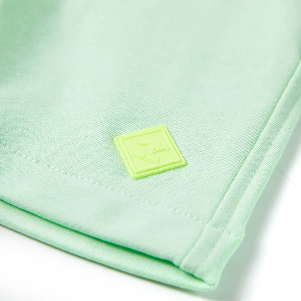 Kindershorts mit Kordelzug Hellgrün 92