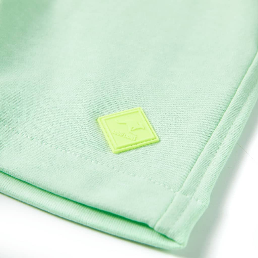 Kindershorts mit Kordelzug Knallgrün 104