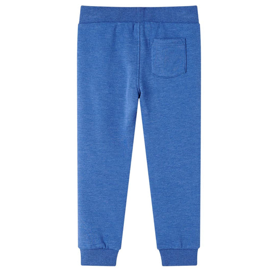 Kinder-Trainingshose Blau Melange 128