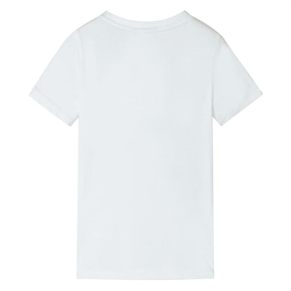 Kinder-T-Shirt Ecru 104