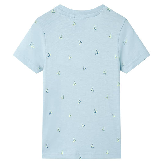 Kinder-T-Shirt Hellblau 104