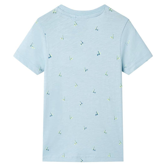 Kinder-T-Shirt Hellblau 140