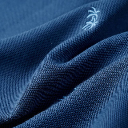 Kinder-Poloshirt Dunkelblau 128